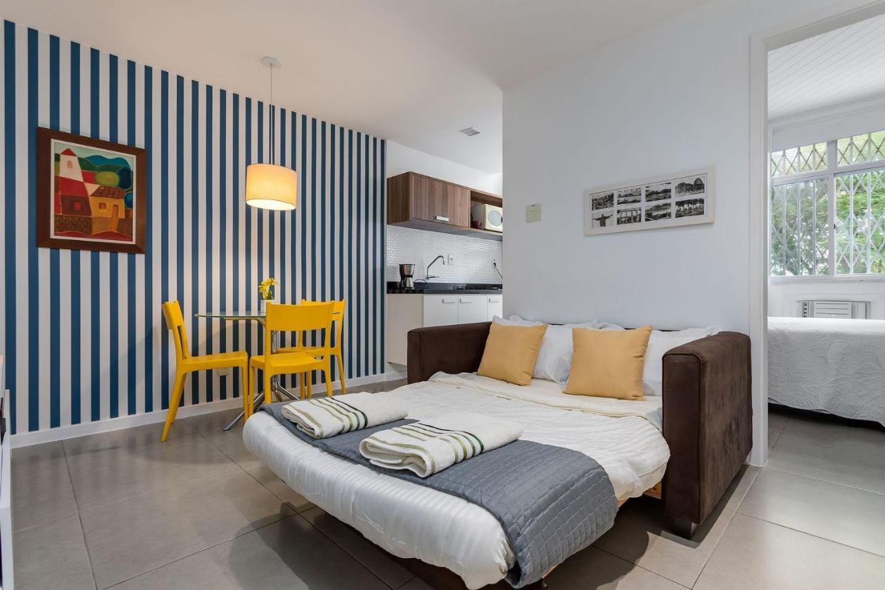 Concept Studio A 200M Praia De Ipanema E 500M Praia Copacabana - Portaria 24H, Cozinha Completa, Ar Condicionado, Smartv E Wi-Fi 35Mbps 里约热内卢 外观 照片