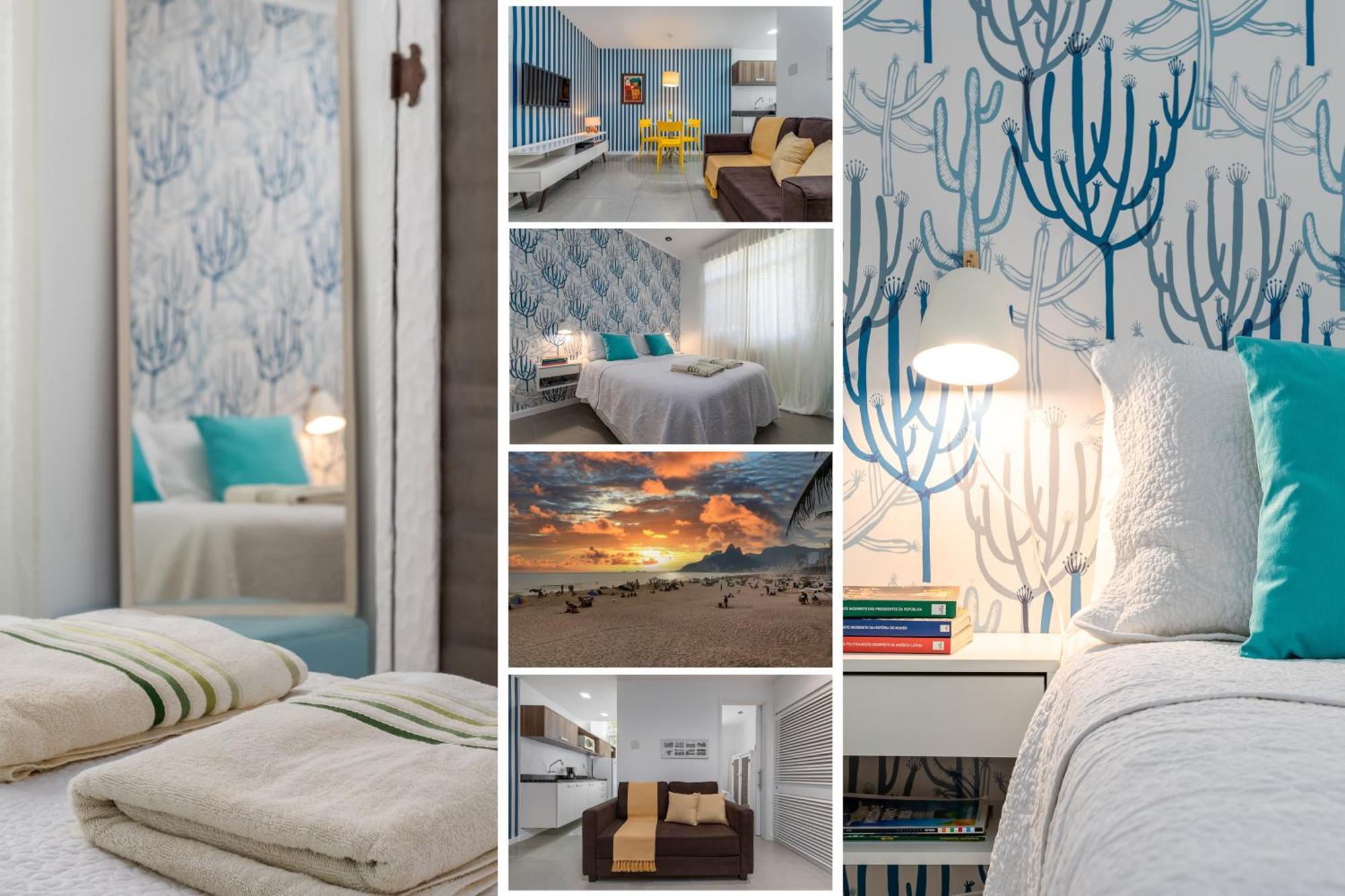 Concept Studio A 200M Praia De Ipanema E 500M Praia Copacabana - Portaria 24H, Cozinha Completa, Ar Condicionado, Smartv E Wi-Fi 35Mbps 里约热内卢 外观 照片